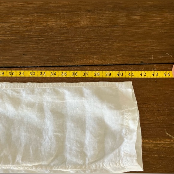 Pure White Linen Pants - Picture 8 of 10